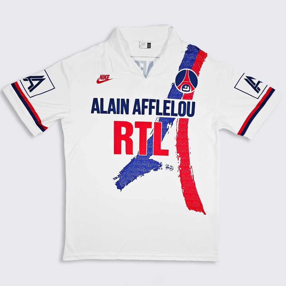 PSG Vintage Nike Alain Afflelou Paris France Soccer Jersey